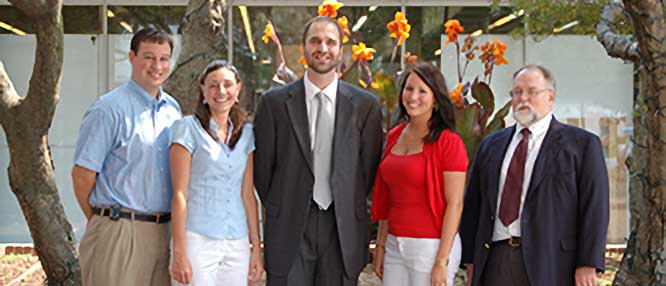 five smiling residents from the class of 2007